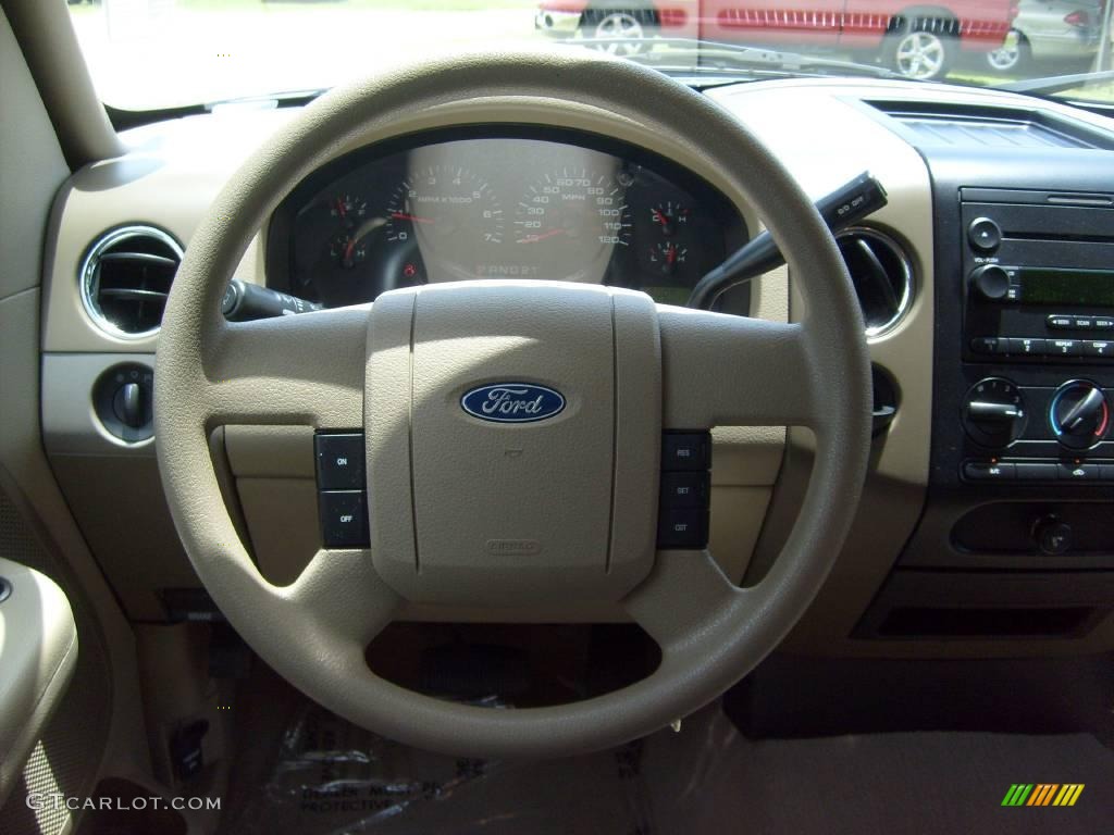 2005 F150 XLT SuperCrew - Aspen Green Metallic / Tan photo #21