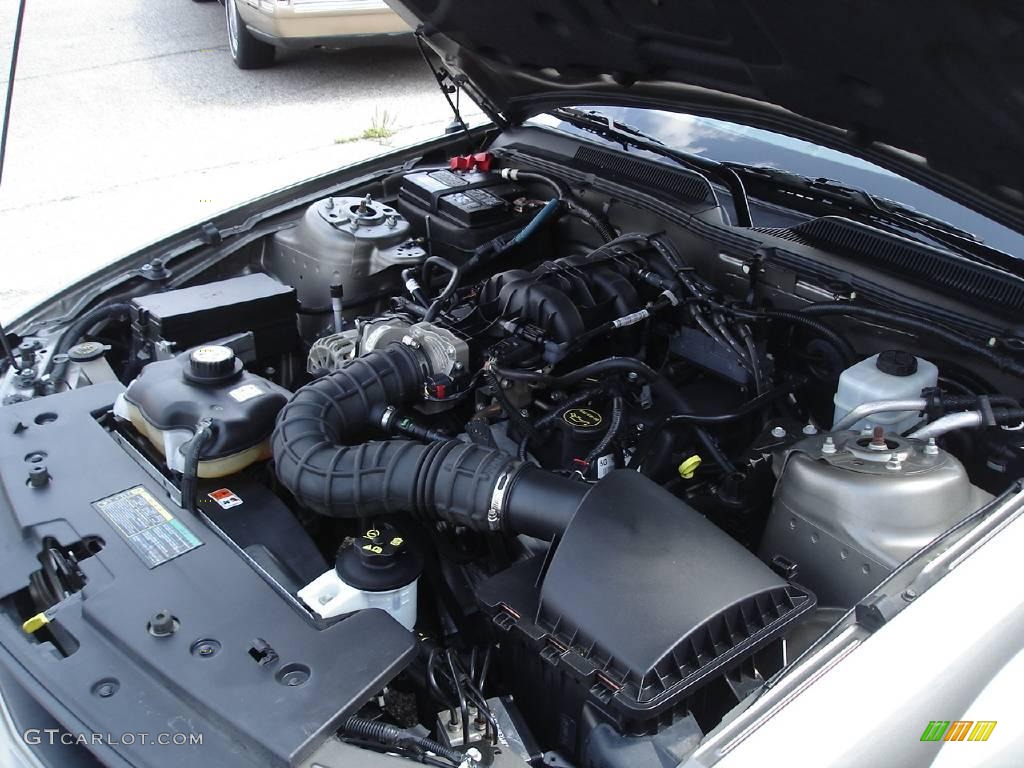 2005 Mustang V6 Premium Convertible - Mineral Grey Metallic / Medium Parchment photo #51