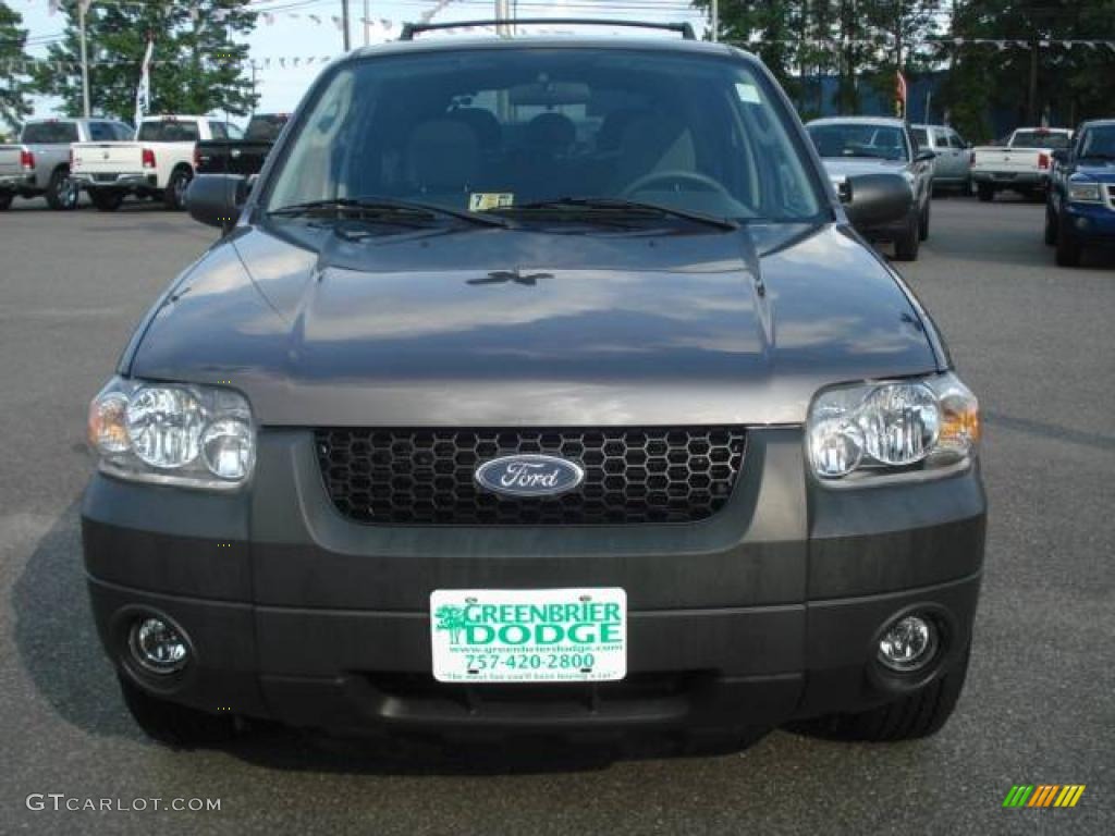 2006 Escape XLT V6 - Dark Shadow Grey Metallic / Medium/Dark Flint photo #8