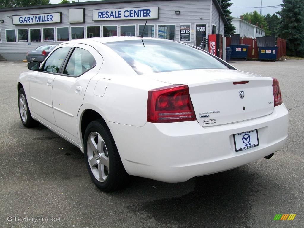 2008 Charger SXT AWD - Stone White / Dark Slate Gray photo #3