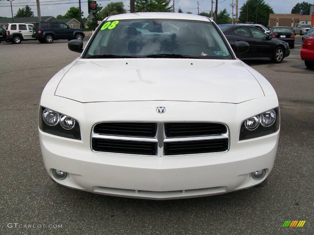 2008 Charger SXT AWD - Stone White / Dark Slate Gray photo #9