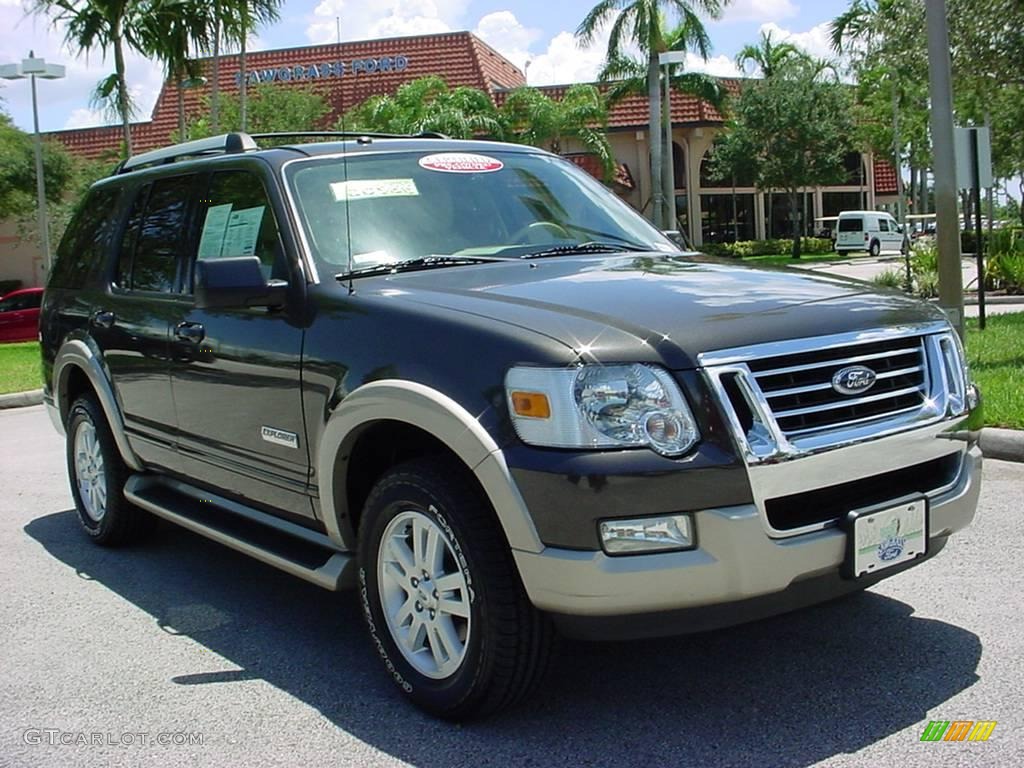 2006 Explorer Eddie Bauer - Dark Stone Metallic / Camel photo #1