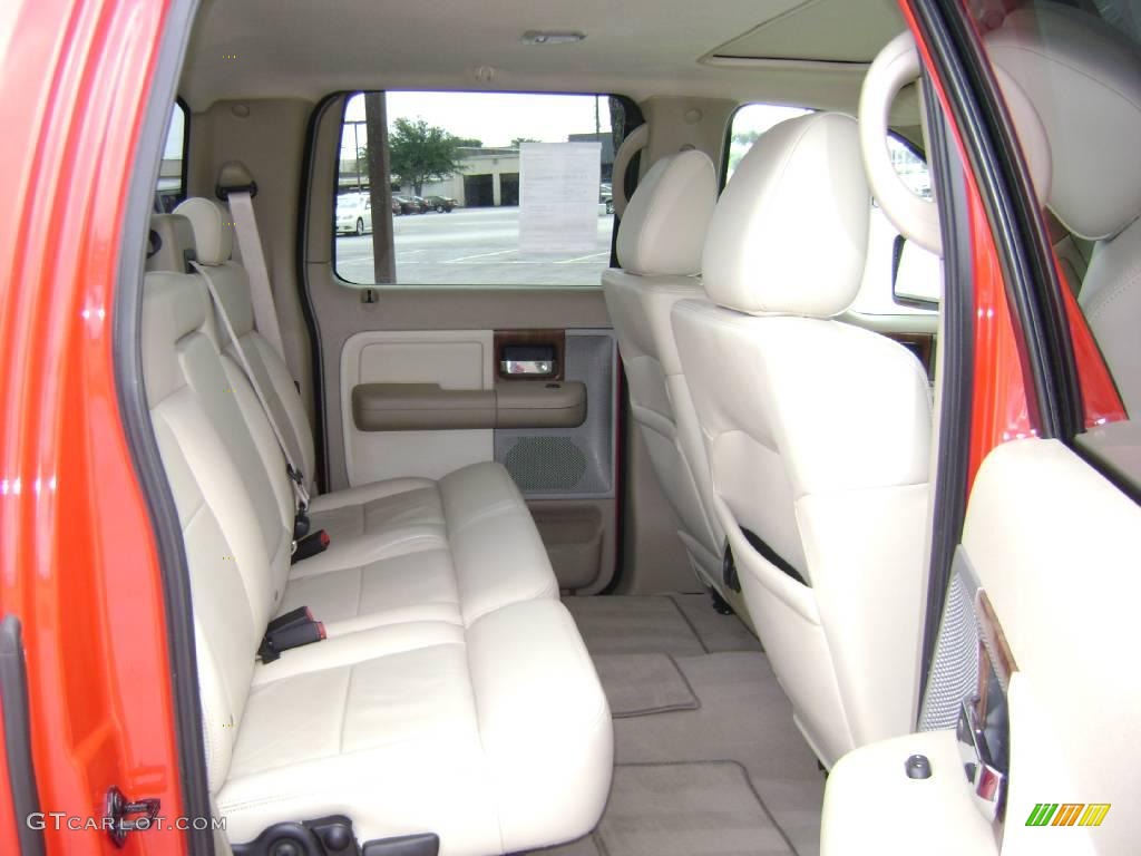 2004 F150 Lariat SuperCrew - Bright Red / Tan photo #10