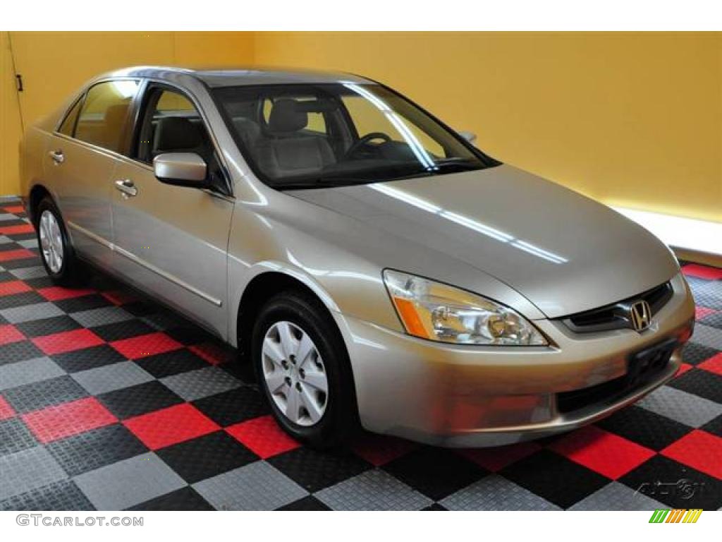 2003 Accord LX Sedan - Desert Mist Metallic / Ivory photo #1