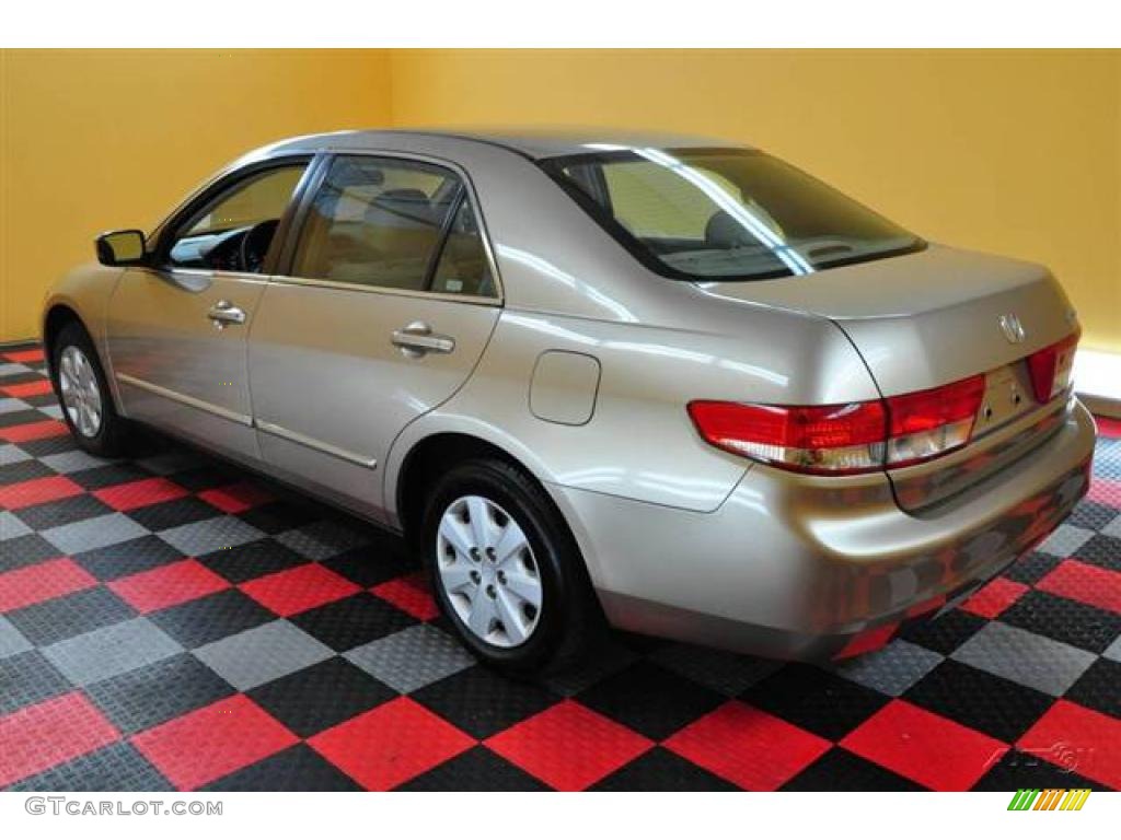 2003 Accord LX Sedan - Desert Mist Metallic / Ivory photo #4