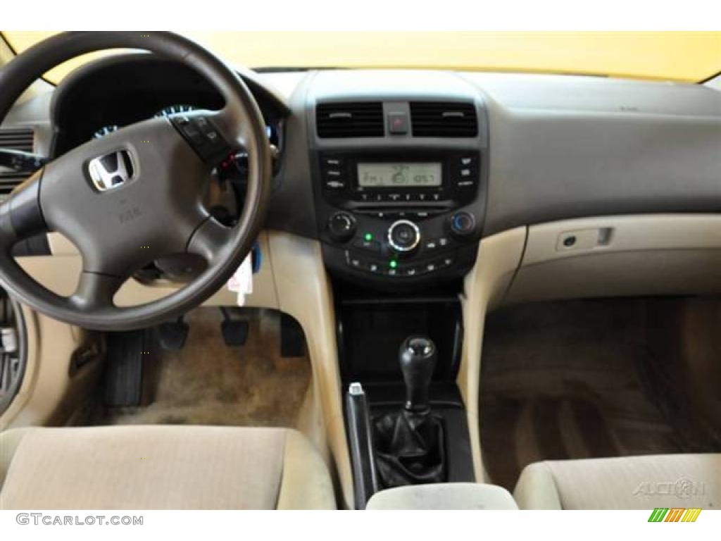 2003 Accord LX Sedan - Desert Mist Metallic / Ivory photo #7