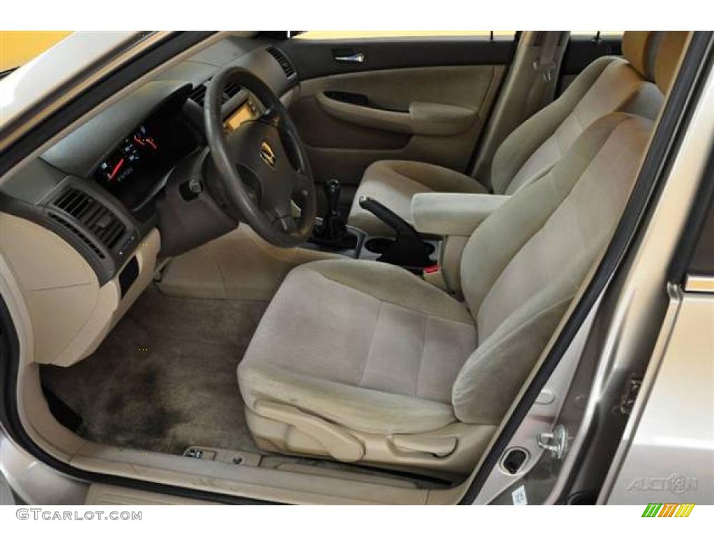 2003 Accord LX Sedan - Desert Mist Metallic / Ivory photo #12