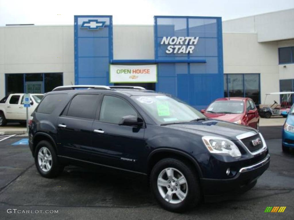 Deep Blue Metallic GMC Acadia