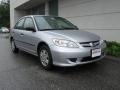 2005 Satin Silver Metallic Honda Civic Value Package Sedan  photo #1