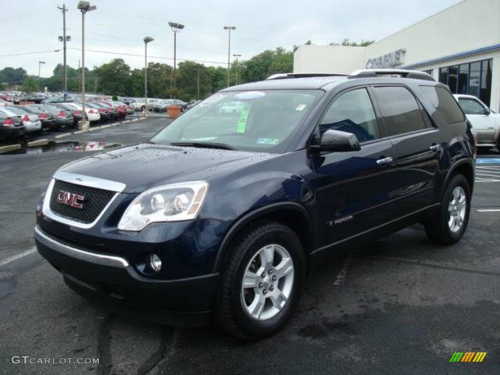 2007 Acadia SLE AWD - Deep Blue Metallic / Ebony photo #7