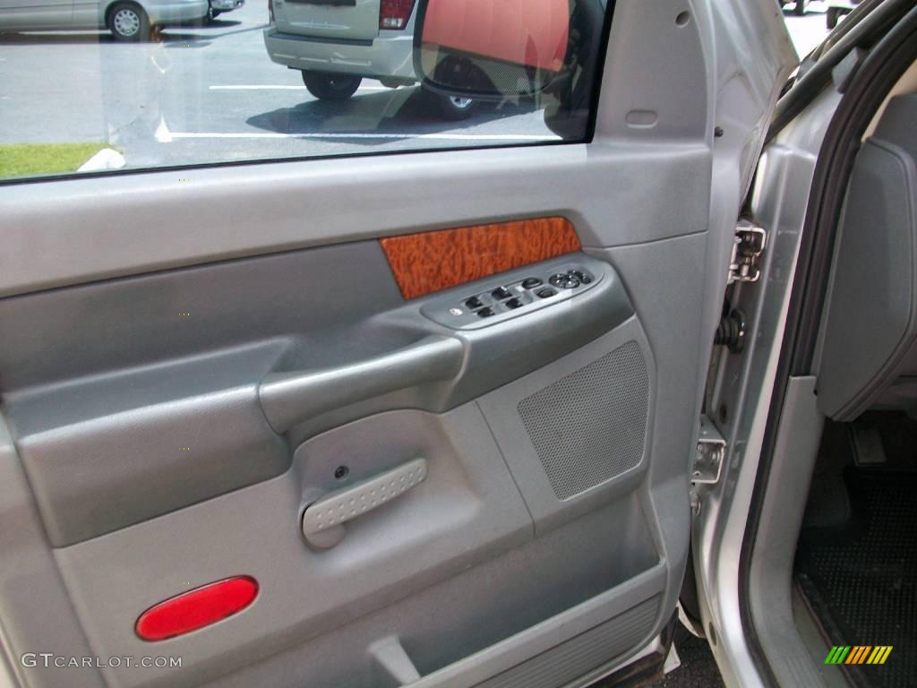 2006 Ram 1500 SLT Quad Cab - Bright Silver Metallic / Medium Slate Gray photo #9