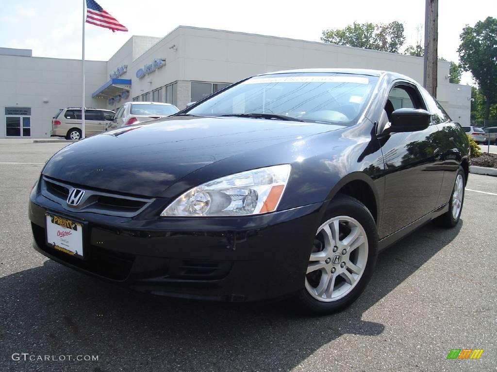 2006 Accord LX Coupe - Nighthawk Black Pearl / Black photo #1