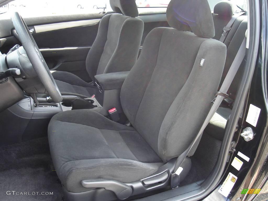 2006 Accord LX Coupe - Nighthawk Black Pearl / Black photo #12