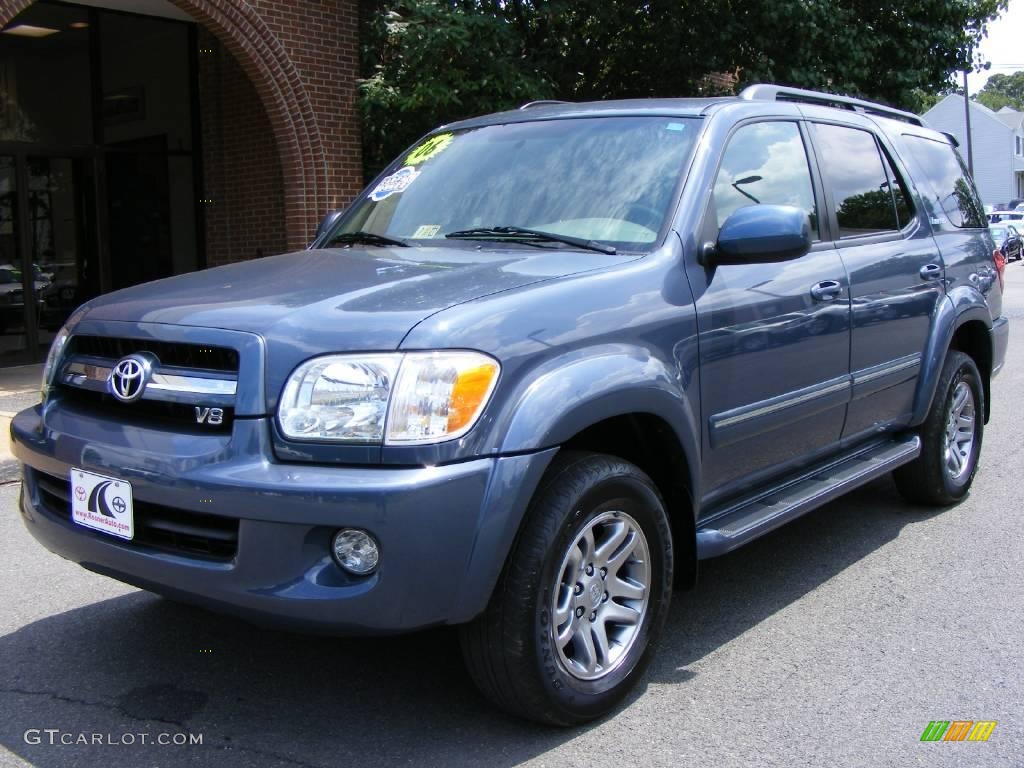 2006 Sequoia Limited 4WD - Bluesteel Mica / Light Charcoal photo #1