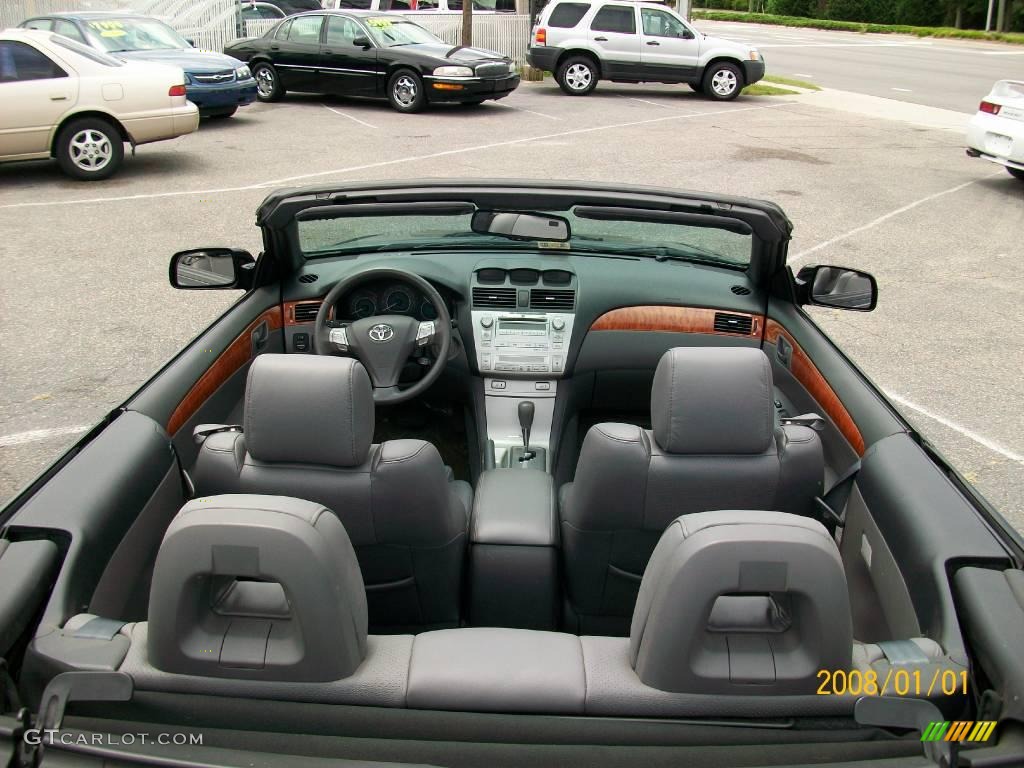 2007 Solara SLE V6 Convertible - Black / Dark Stone photo #7