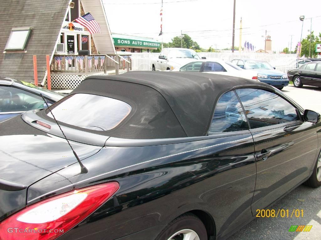 2007 Solara SLE V6 Convertible - Black / Dark Stone photo #9
