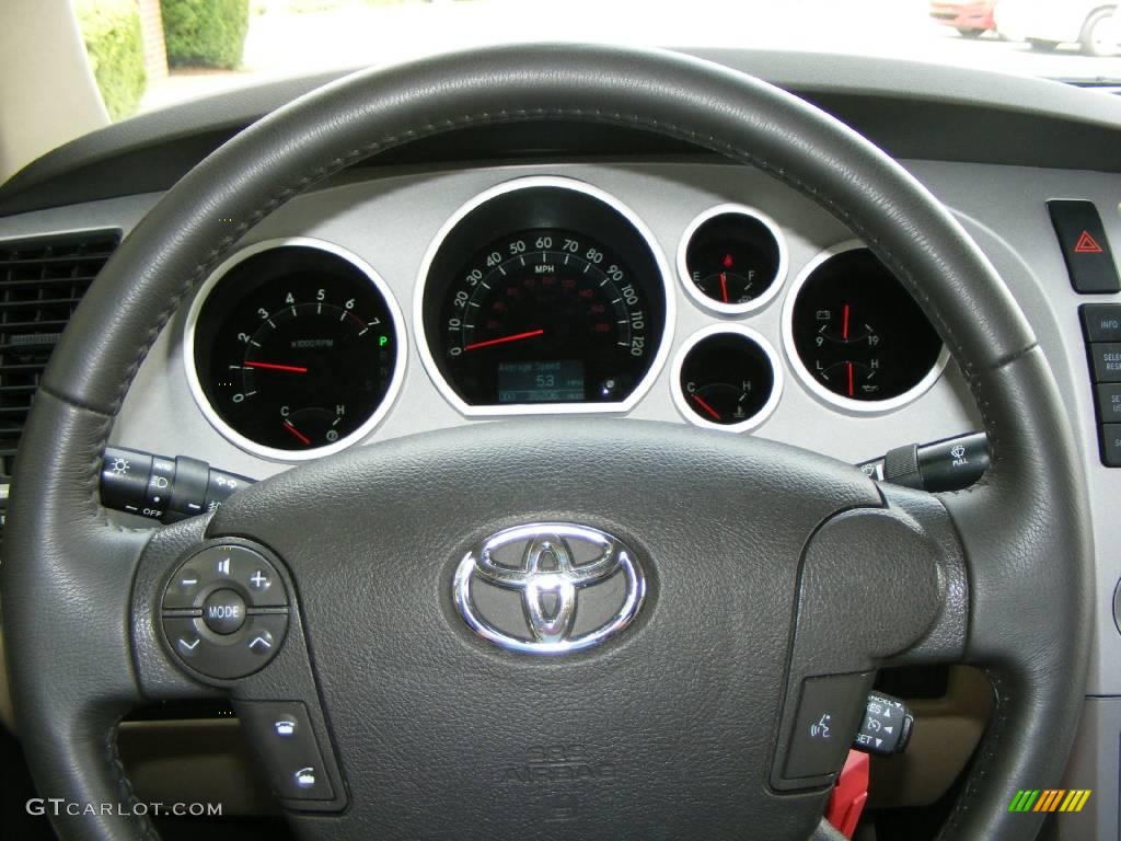 2007 Tundra Limited CrewMax 4x4 - Timberland Mica / Beige photo #10