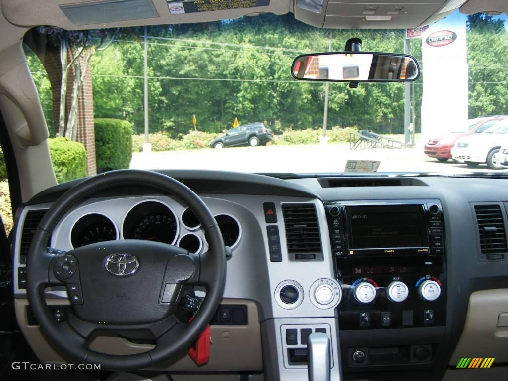 2007 Tundra Limited CrewMax 4x4 - Timberland Mica / Beige photo #11