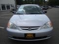 2002 Satin Silver Metallic Honda Civic DX Coupe  photo #8