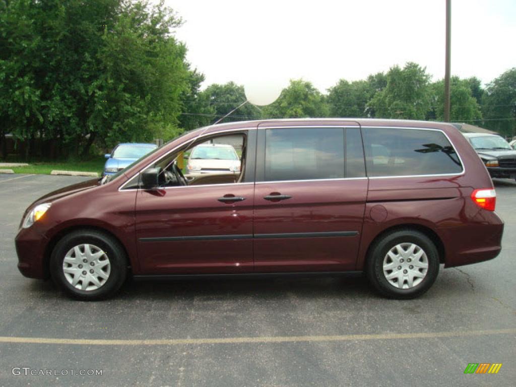 2007 Odyssey LX - Dark Cherry Pearl / Ivory photo #1