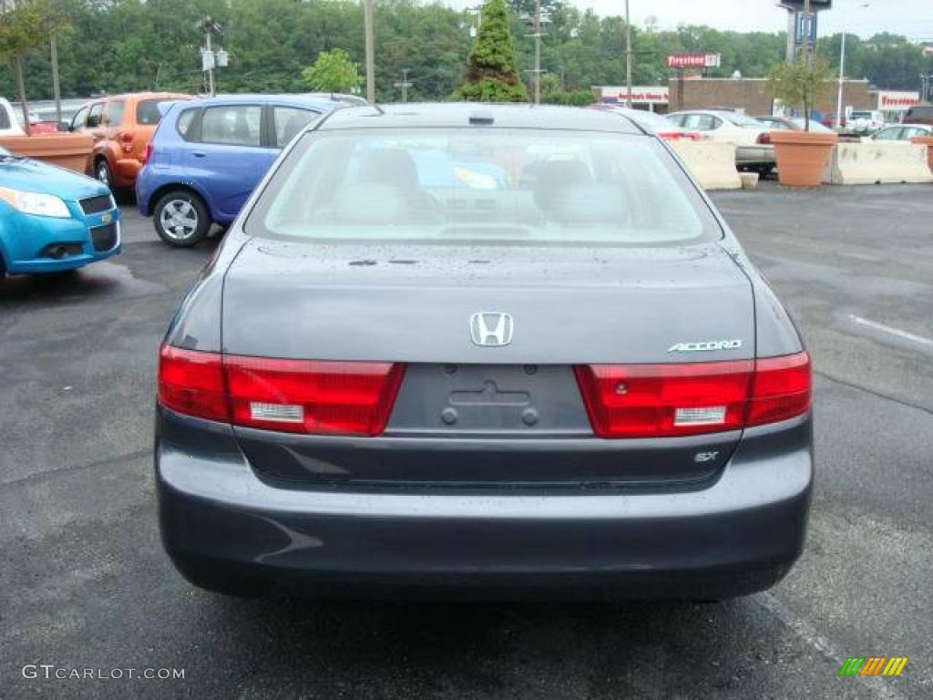 2005 Accord EX-L Sedan - Graphite Pearl / Gray photo #4