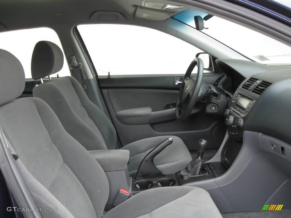 2007 Accord LX Sedan - Royal Blue Pearl / Gray photo #5