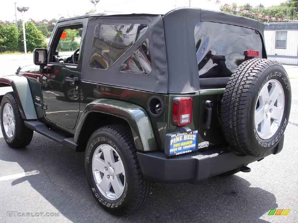 2007 Wrangler Sahara 4x4 - Jeep Green Metallic / Dark Slate Gray/Medium Slate Gray photo #5