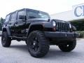 2009 Black Jeep Wrangler Unlimited X 4x4  photo #2