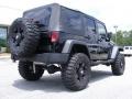 2009 Black Jeep Wrangler Unlimited X 4x4  photo #8