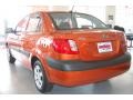 Sunset Orange - Rio LX Sedan Photo No. 4