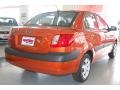 Sunset Orange - Rio LX Sedan Photo No. 7