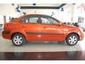 Sunset Orange - Rio LX Sedan Photo No. 8