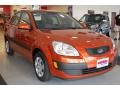 Sunset Orange - Rio LX Sedan Photo No. 9
