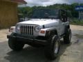 2002 Bright Silver Metallic Jeep Wrangler X 4x4  photo #4