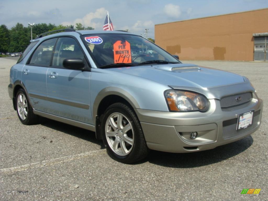 2005 Impreza Outback Sport Wagon - Aqua Blue Metallic / Gray Tricot photo #7