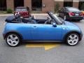 2008 Laser Blue Metallic Mini Cooper S Convertible  photo #2