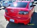 2007 True Red Mazda MAZDA3 i Sport Sedan  photo #3