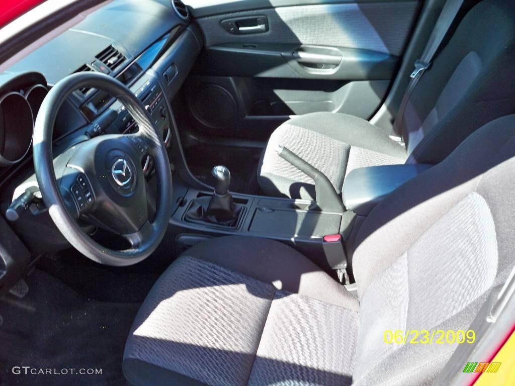 2007 MAZDA3 i Sport Sedan - True Red / Black photo #4