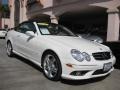 2009 Arctic White Mercedes-Benz CLK 550 Cabriolet  photo #1