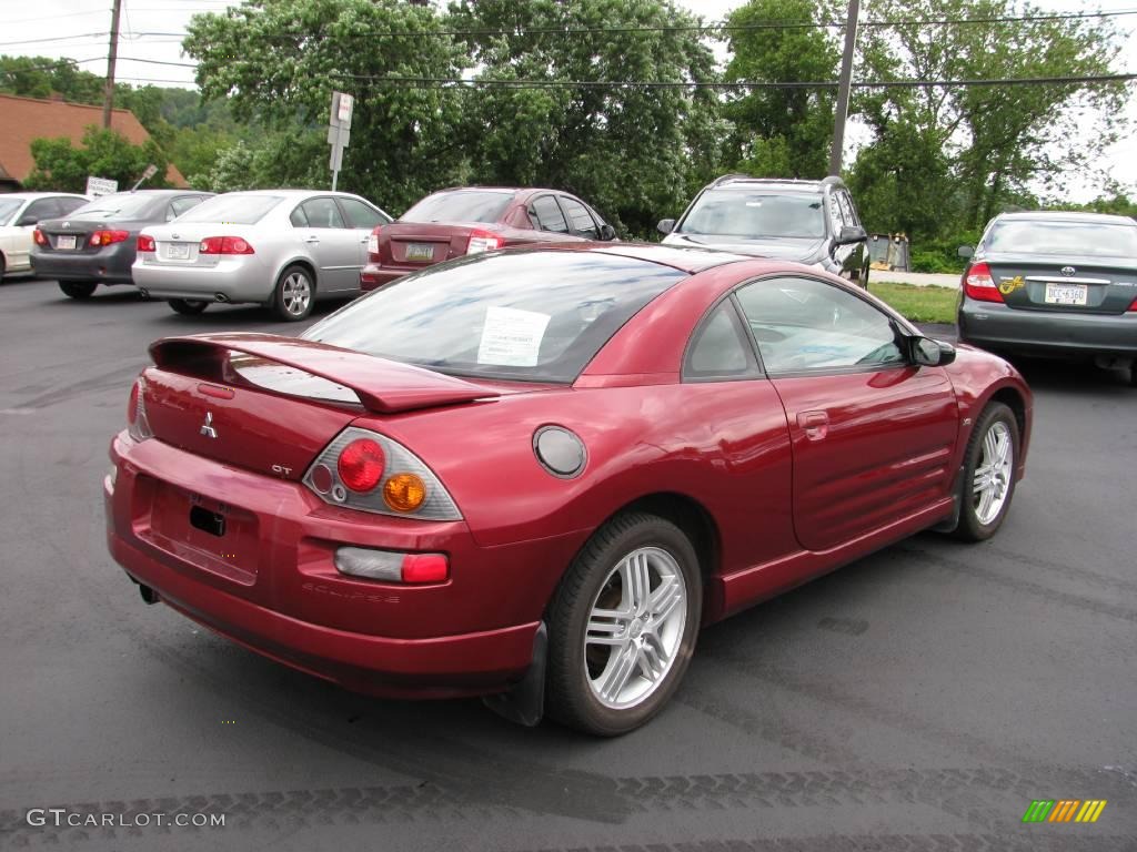 2003 Eclipse GT Coupe - Ultra Red Pearl / Midnight photo #3