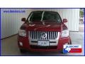 2008 Vivid Red Metallic Mercury Mariner V6 Premier  photo #2