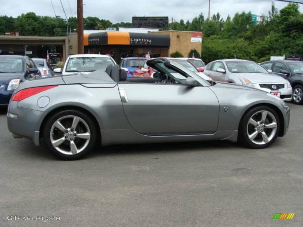2006 350Z Touring Roadster - Silverstone Metallic / Charcoal Leather photo #6
