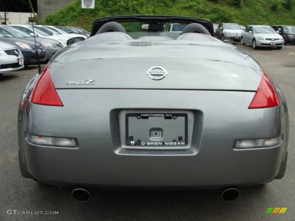 2006 350Z Touring Roadster - Silverstone Metallic / Charcoal Leather photo #10