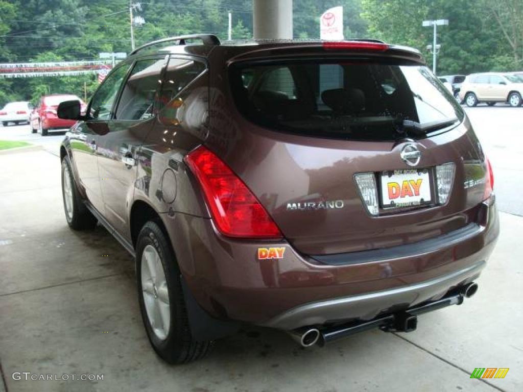 2004 Murano SE AWD - Deep Bordeaux Metallic / Cafe Latte photo #4