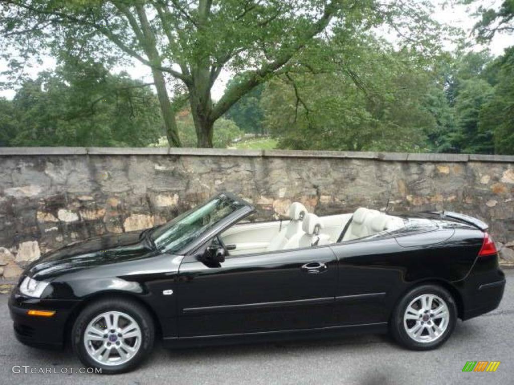 2007 9-3 2.0T Convertible - Black / Parchment photo #24