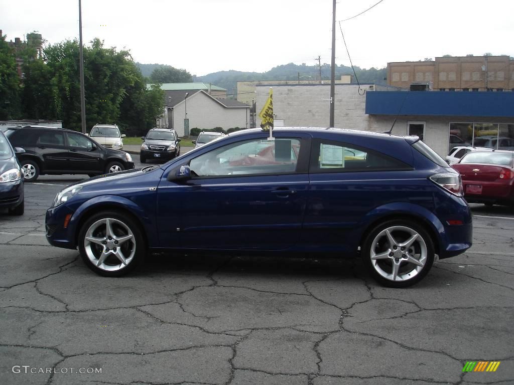 2008 Astra XR Coupe - Twilight Blue / Charcoal photo #5