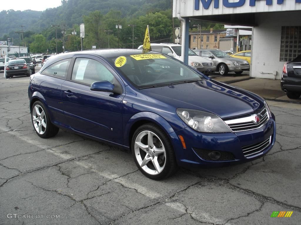 2008 Astra XR Coupe - Twilight Blue / Charcoal photo #16