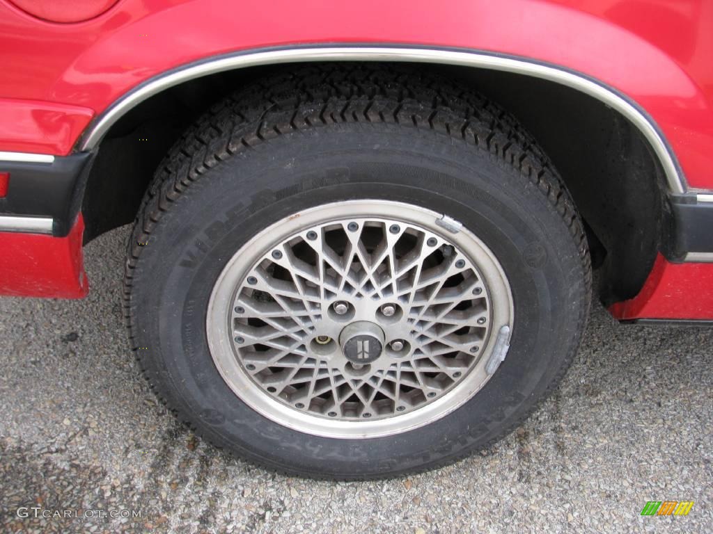 1990 Cutlass Calais S Coupe - Bright Red / Gray photo #5