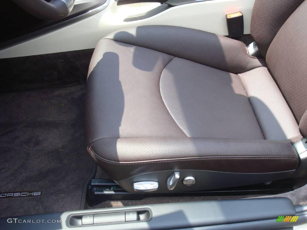 2009 911 Carrera S Cabriolet - Cream White / Cocoa Natural Leather photo #15