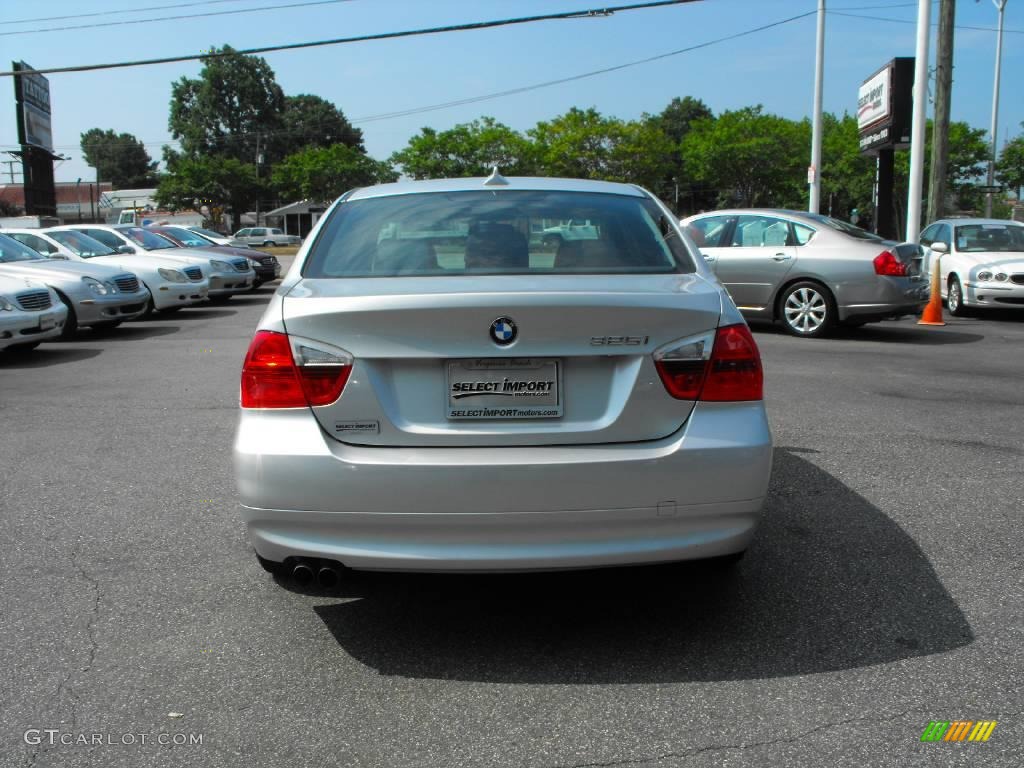 2006 3 Series 325i Sedan - Titanium Silver Metallic / Black photo #11